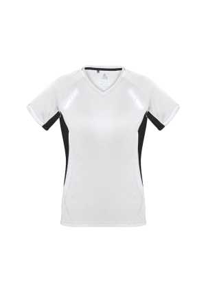 Ladies Renegade Tee White/Black/Silver 10