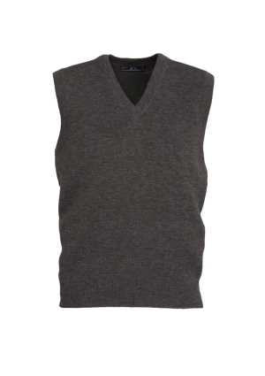 Mens Woolmix Vest Charcoal 2Xl