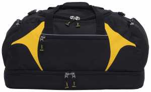 Spliced Zenith Sports Bag Black/Gold 1SZ