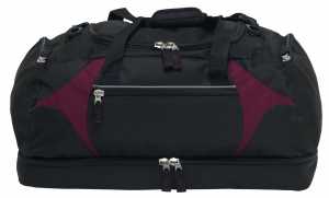 Spliced Zenith Sports Bag Black/Maroon 1SZ