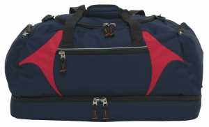 Spliced Zenith Sports Bag Navy/Red 1SZ