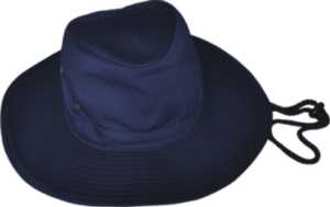Kids School Wide Brim Hat Navy M