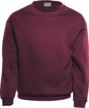 Crew Neck Fleece Maroon 2XL