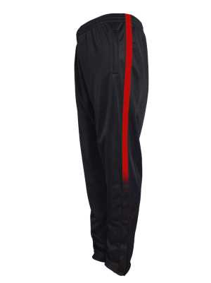 Sublimated Track Pants Black/Red 2XL
