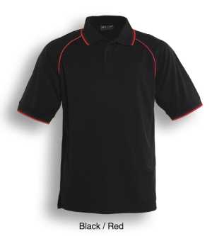 Breezeway Polo Black/Red 2XL