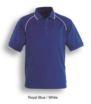 Breezeway Polo Royal/White 2XL