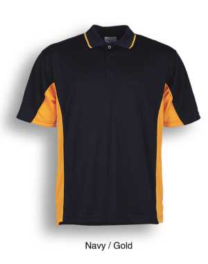 Breezeway Kids Panel Polo Navy/Gold 4