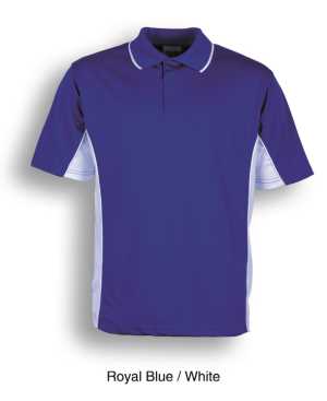 Breezeway Kids Panel Polo Royal/White 10
