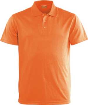 Plain Breezeway Polo Orange 2XL