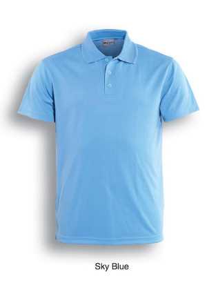 Plain Breezeway Polo Sky 2XL