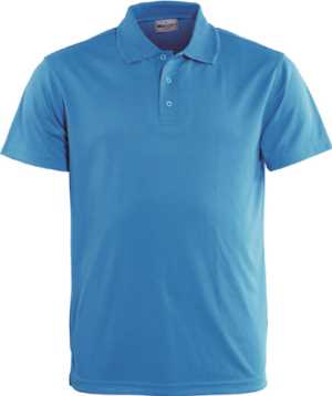 Kids Plain Breezeway Polo Cyan 10