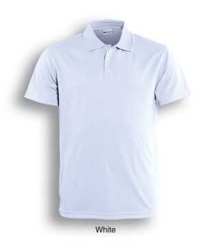 Kids Plain Breezeway Polo White 6