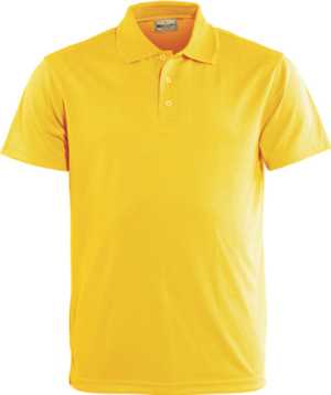 Kids Plain Breezeway Polo Yellow 6