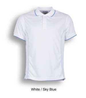Stitch Feature Essentials-Mens Short Sleeve Polo