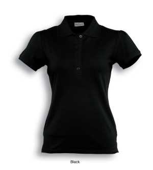 Ladies Fashion Polo Black 10