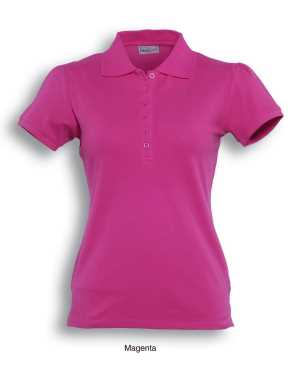Ladies Fashion Polo Magenta 10