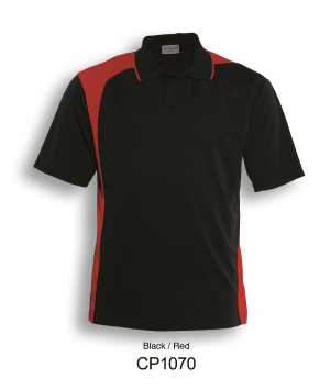 Asymmetrical Polo Black/Red S