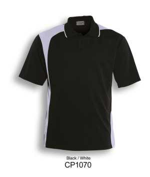 Asymmetrical Polo Black/White S