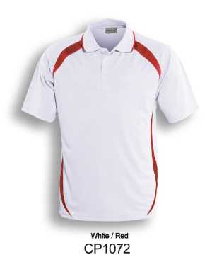 Unisex Adults Contrast Contour Polo