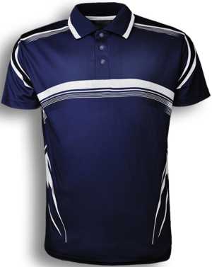 Sublimated Gradated Polo Navy/White 2XL