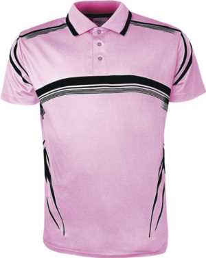 Sublimated Gradated Polo Pink/Black 2XL