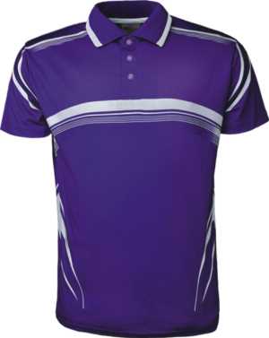 Sublimated Gradated Polo Purple/White 2XL