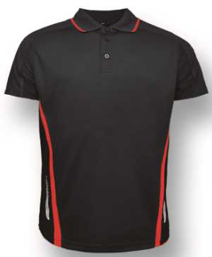 Kids Elite Sports Tee Black/Red 10