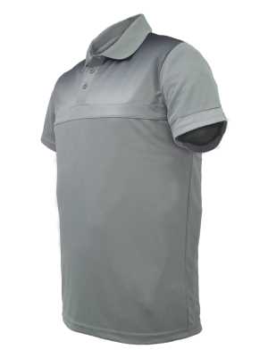 Sublimated Casual Polo Grey Marle/Black 2XL