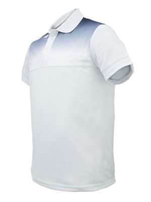 Sublimated Casual Polo Navy/White 2XL