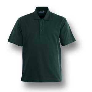 Unisex Adults Poly Face Cotton Back Short Sleeve Polo Bottle