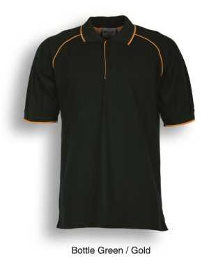 Raglan Polo Bottle/Gold 2XL