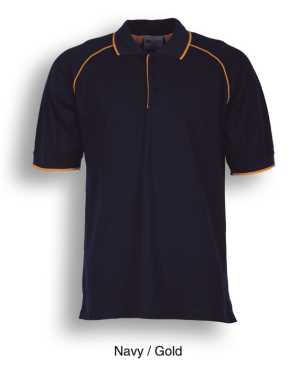 Raglan Polo Navy/Gold 2XL