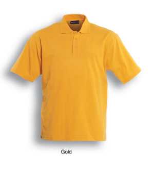 Adults Plain Polo Gold 2XL