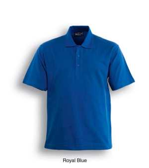 Adults Plain Polo Royal 2XL