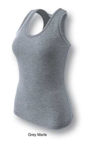 Gym Singlet Grey Marle 10