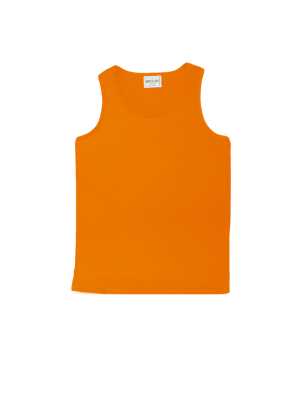 Kids Breezeway Mircomesh Singlet Orange 10