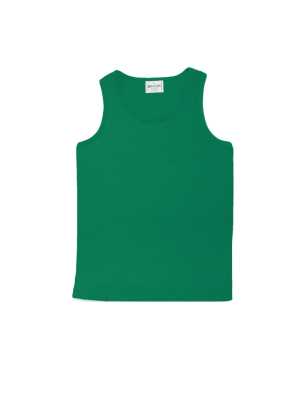 Kids Breezeway Mircomesh Singlet Jade 10