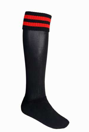 Black/Red Sport Socks King 11-14
