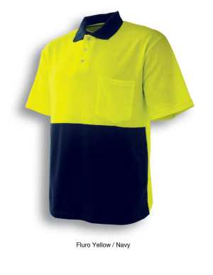 Unisex Adults Hi-Vis Poly/Cotton Polo S/S