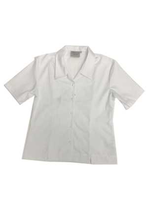 Girls SS Blouse White