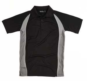 Proform Mens Polo Black/Charcoal XL