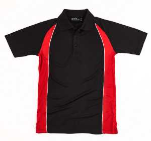 Proform Mens Polo Black/Red 2XL