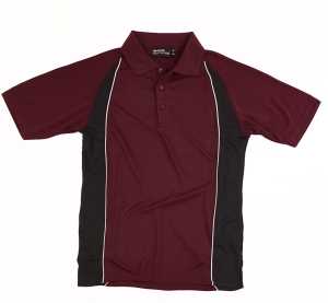 Proform Mens Polo Maroon/Black 2XL