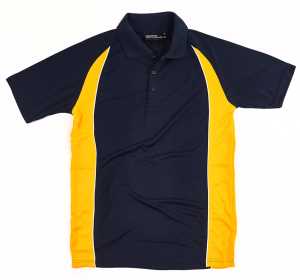 Proform Mens Polo Navy/Gold 2XL