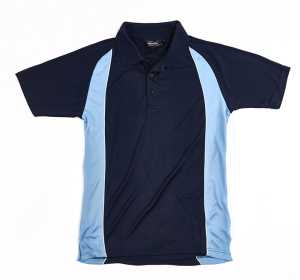 Proform Mens Polo Navy/Ice Blue 5XL