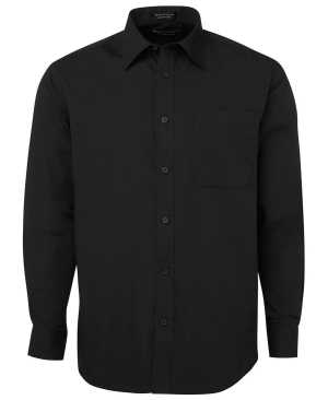 JB's L/S POPLIN SHIRT Black 2XL