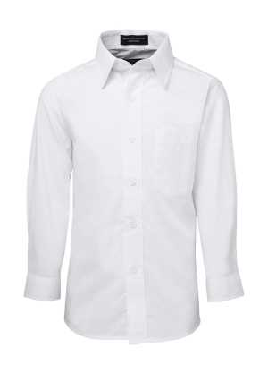 JB's KIDS L/S POPLIN SHIRT White 10