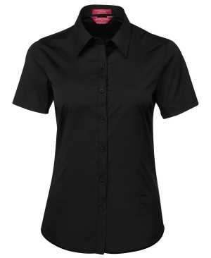 JB's LADIES URBAN S/S POPLIN SHIRT Black 10