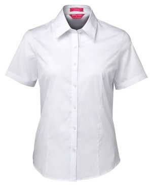 JB's LADIES URBAN S/S POPLIN SHIRT White 12