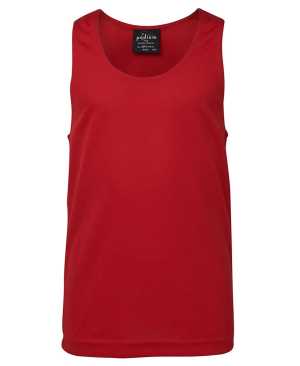 PODIUM KIDS POLY SINGLET Red 10